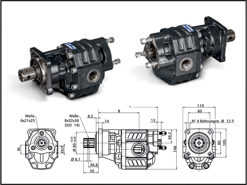 Gear Pumps, Gear Motors, Hydraulic Gear Pumps, Hydraulic Gear Motors ...